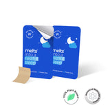An image of Melts® into Restful Sleep, a 100% plant based product created with Advanced Molecular Science.
